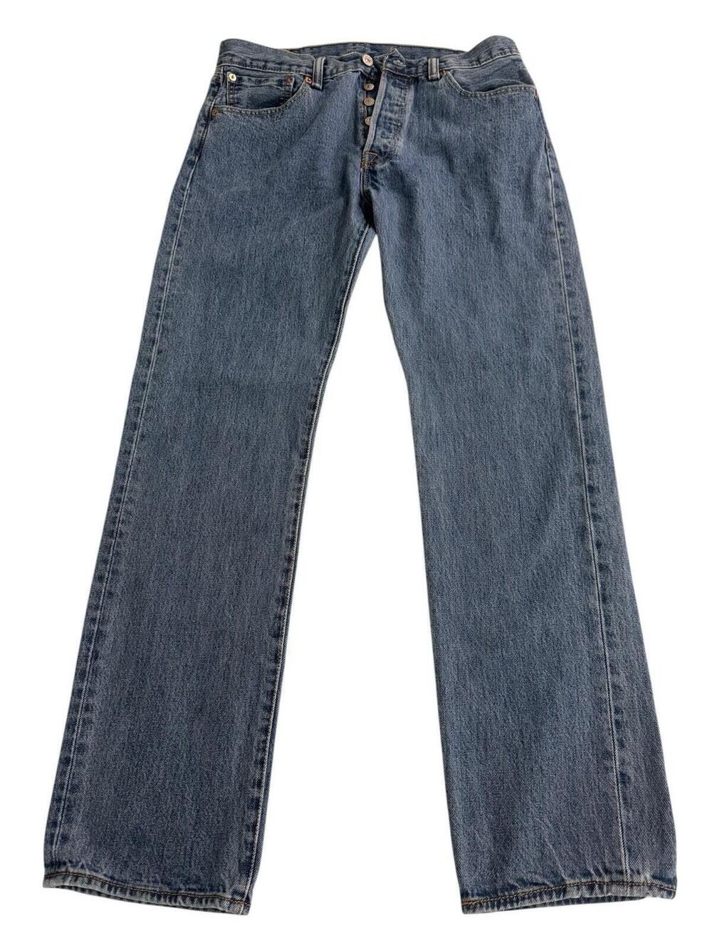 Levi's Men's 501 Straight Button Fly Jeans, 32x32